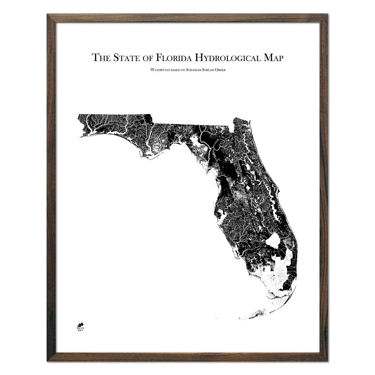 Carte Ancienne De Floride 1931 – Reproduction Art Mural Vintage (toile/papier)