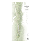 Appalachian Trail Shaded Relief Map - Muir Way - Natural Atlas