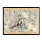 Acadia, Bar Harbor 1904 Shaded Relief Map - Muir Way - Vintage Relief