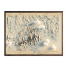 Acadia, Bar Harbor 1904 Shaded Relief Map - Muir Way - Vintage Relief