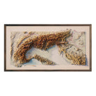 Alps 1965 Shaded Relief Map - Muir Way - Vintage Relief