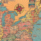 America the Wonderland - Muir Way - Vintage Map