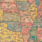 America the Wonderland - Muir Way - Vintage Map