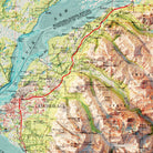 Anchorage, Alaska 1979 Shaded Relief Map - Muir Way - Vintage Relief