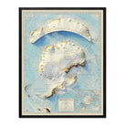 Antarctica 1939 Shaded Relief Map - Muir Way - Vintage Relief