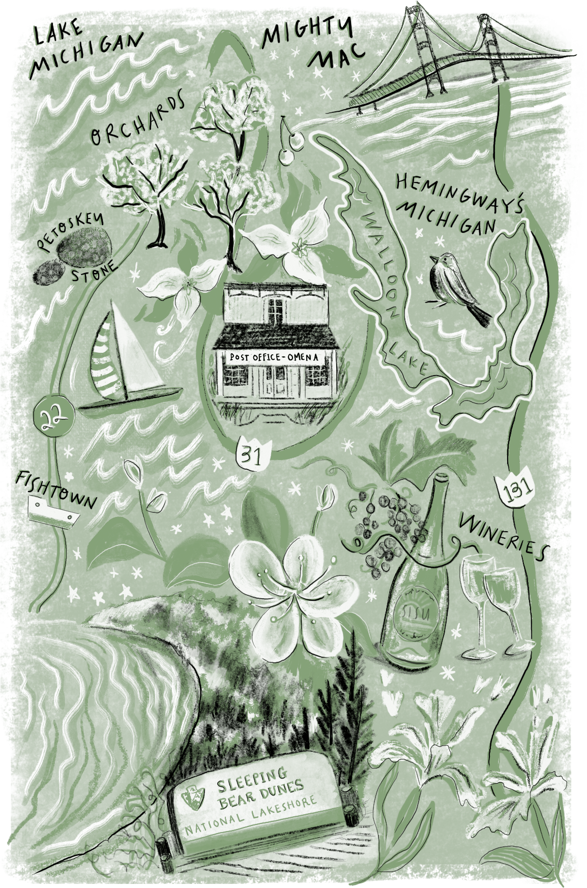 NORTHERN MICHIGAN - Muir Way - Field Guides