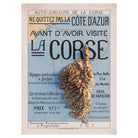 Auto - Circuits de la Corse 1922 Shaded Relief Map - Muir Way - Vintage Relief