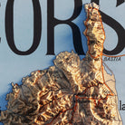 Auto - Circuits de la Corse 1922 Shaded Relief Map - Muir Way - Vintage Relief