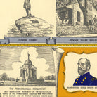 Battlefield of Gettysburg - Muir Way - Vintage Map