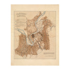 Battlefield of Chattanooga - Muir Way - Vintage Map