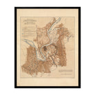 Battlefield of Chattanooga - Muir Way - Vintage Map