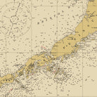 Bering Sea - Eastern Part Nautical Chart 1923 - Muir Way - Vintage Map