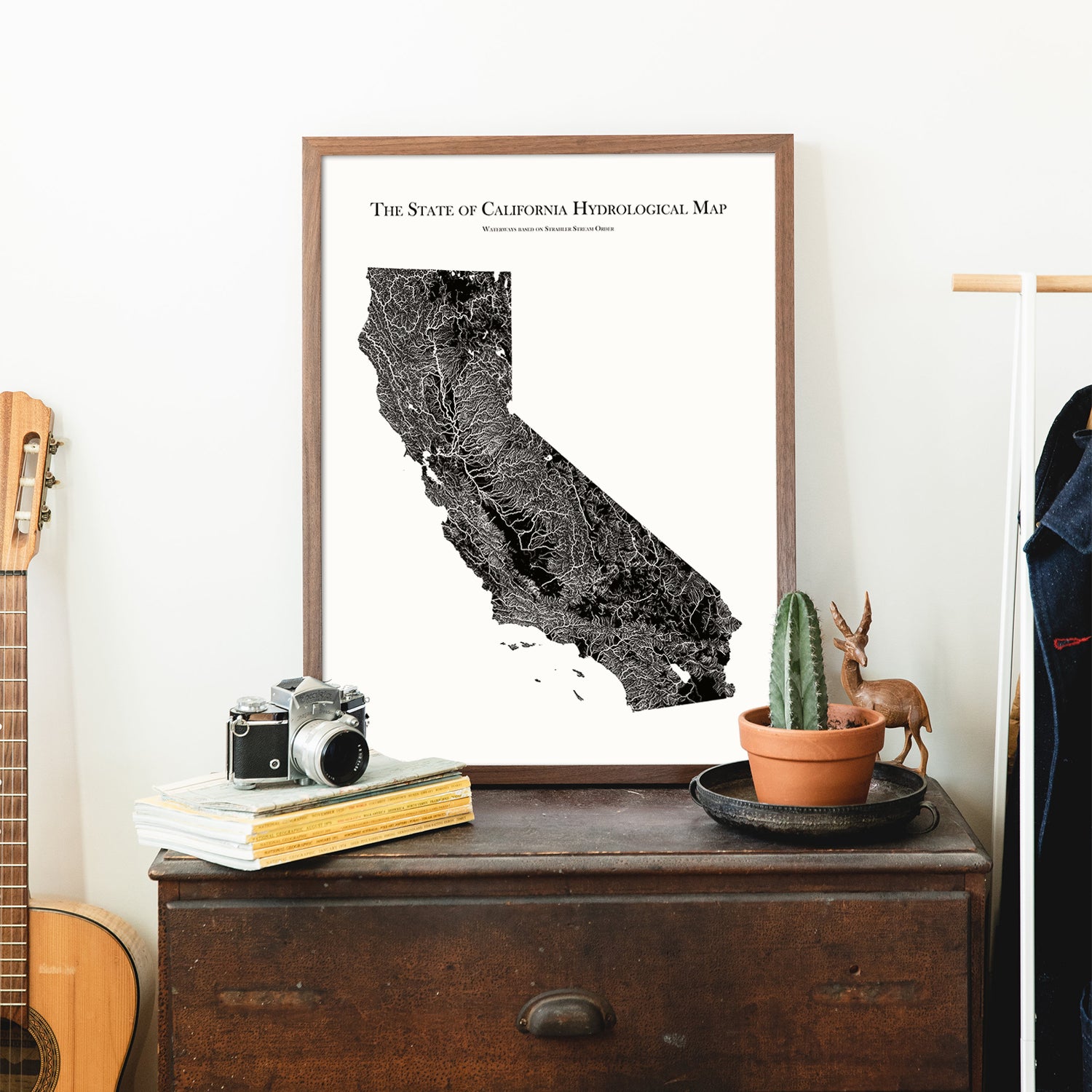 California Hydrological Map - Muir Way - Hydrology