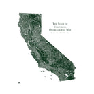 California Hydrological Map - Muir Way - Hydrology