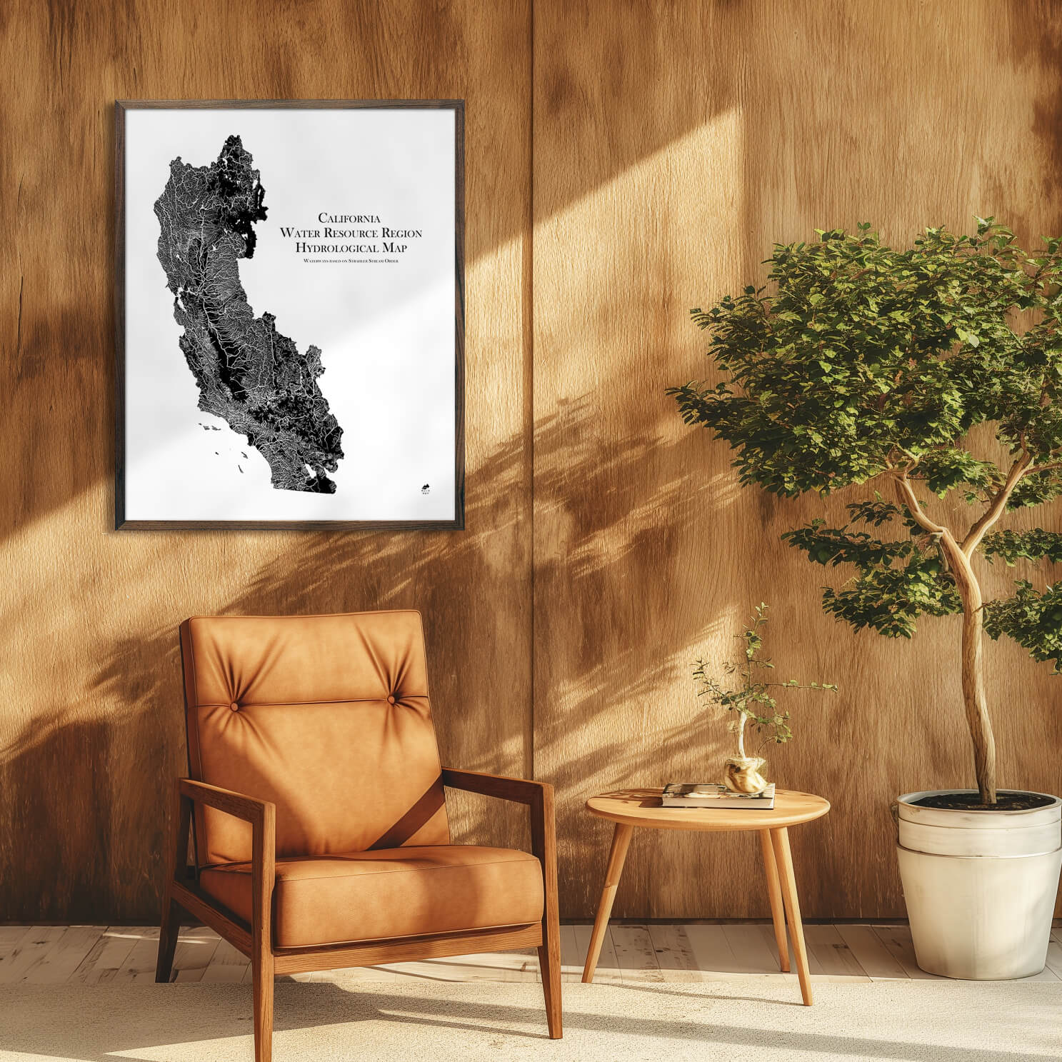 California Regional Hydrological Map - Muir Way - Hydrology