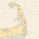 Cape Elizabeth to Cape Cod Nautical Chart 1935 - Muir Way - Vintage Map