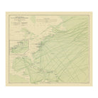 Carte Officielle des Stations Radiotelegraphiques of the Atlantic Ocean NW 1925 - Muir Way - Vintage Map