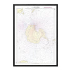 Carte Polaire Sud Nautical Chart 1992 - Muir Way - Vintage Map
