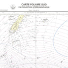 Carte Polaire Sud Nautical Chart 1992 - Muir Way - Vintage Map