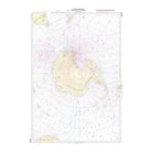 Carte Polaire Sud Nautical Chart 1992 - Muir Way - Vintage Map