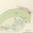Charleston Defenses, Belmont Battlefield - Muir Way - Vintage Map