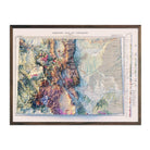 Colorado 1913 Shaded Relief Map - Muir Way - Vintage Relief