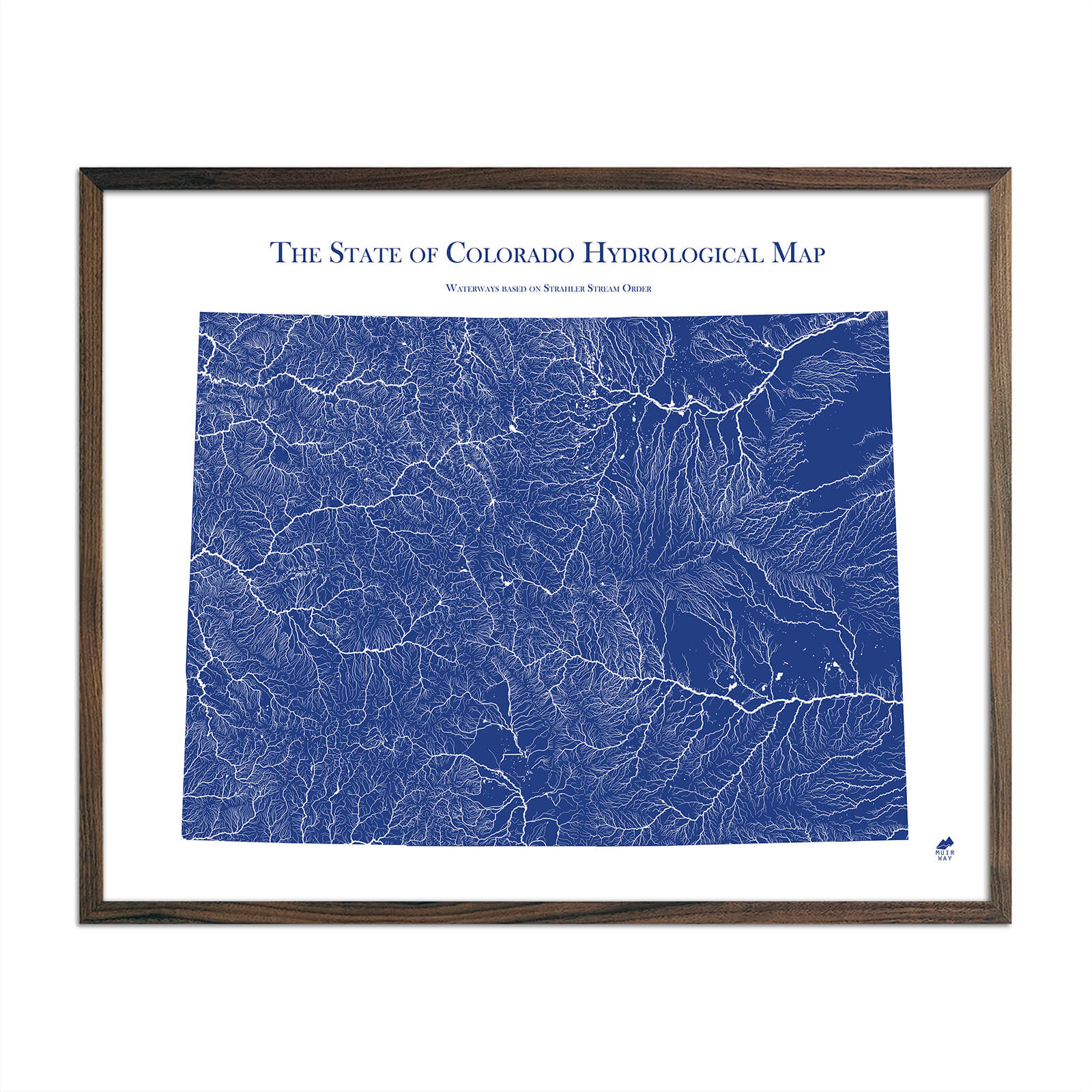 Colorado Hydrological Map - Muir Way - Hydrology