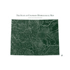 Colorado Hydrological Map - Muir Way - Hydrology