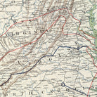 Colton's US Section Map 1863 - Muir Way - Vintage Map