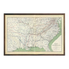 Colton's US Section Map 1863 - Muir Way - Vintage Map
