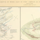Cumming's Point Batteries - Muir Way - Vintage Map