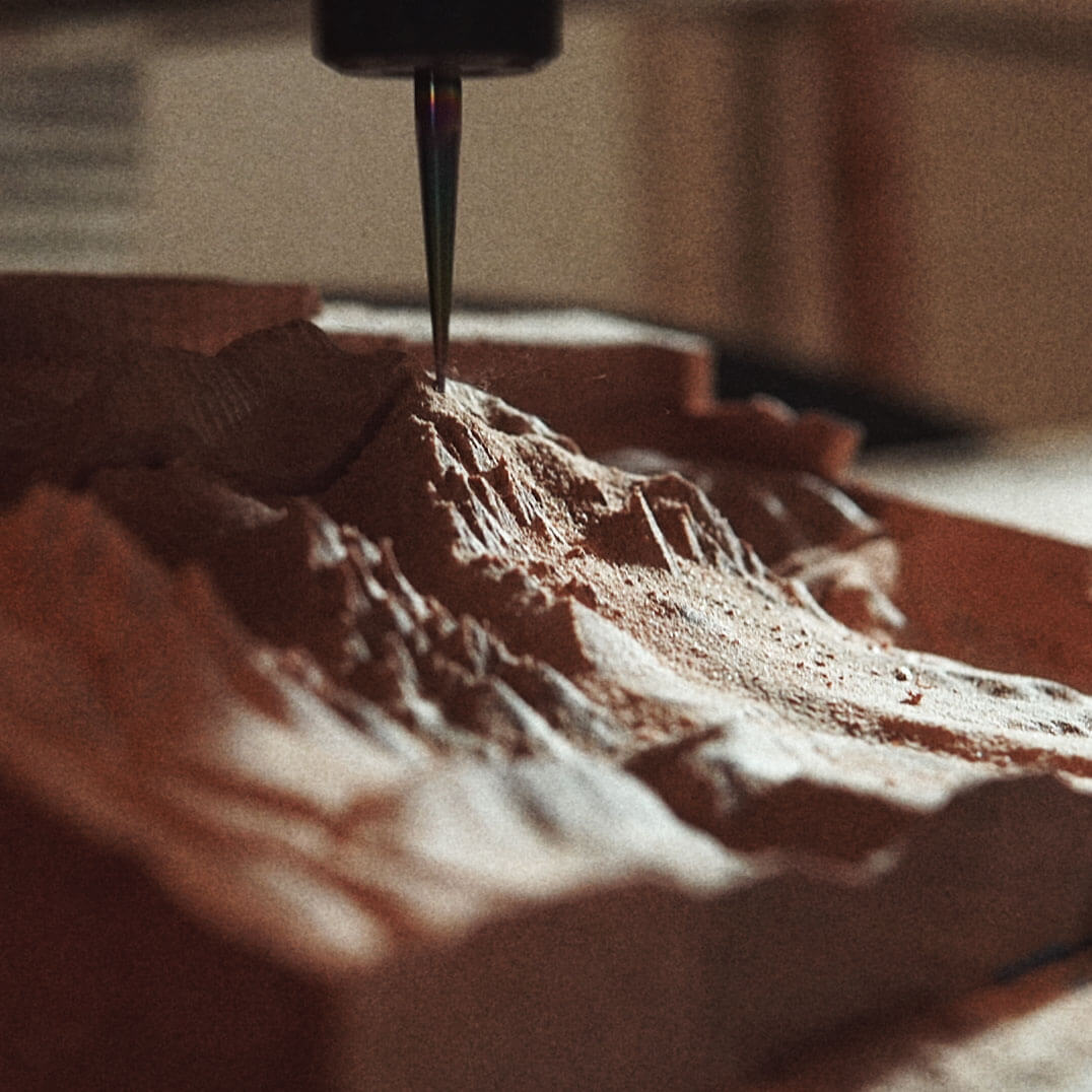 Custom Wood Carved Map - Muir Way - Custom