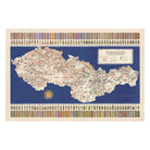 Czechoslovakia Pictorial Map - Muir Way - Vintage Map