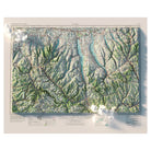 Finger Lakes, New York 1962 Shaded Relief Map - Muir Way - Vintage Relief
