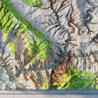 Escalante, Utah 1956 Shaded Relief Map - Muir Way - Vintage Relief