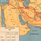 Expedition Citroen Centre - Asie - Muir Way - Vintage Map