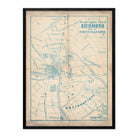 Forbes' New and Complete Map of Richmond and Its Fortifications - Muir Way - Vintage Map