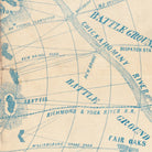 Forbes' New and Complete Map of Richmond and Its Fortifications - Muir Way - Vintage Map