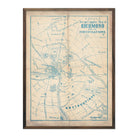 Forbes' New and Complete Map of Richmond and Its Fortifications - Muir Way - Vintage Map