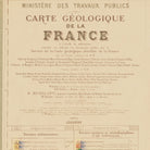 France 1905 Shaded Relief Map - Muir Way - Vintage Relief