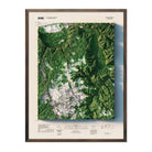 Ft. Knox, Kentucky 2022 Shaded Relief Map - Muir Way - Vintage Relief