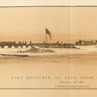 Ft. Moultrie, Ft. Johnson, Morris Island, Cumming's Pt. as seen from Ft. Sumter - Muir Way - Vintage Map