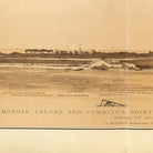Ft. Moultrie, Ft. Johnson, Morris Island, Cumming's Pt. as seen from Ft. Sumter - Muir Way - Vintage Map