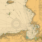 Lake Superior Nautical Chart 1909 - Muir Way - Vintage Map