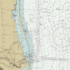 Galveston to Rio Grande Nautical Chart 1992 - Muir Way - Vintage Map