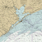 Galveston to Rio Grande Nautical Chart 1992 - Muir Way - Vintage Map