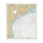 Galveston to Rio Grande Nautical Chart 1992 - Muir Way - Vintage Map