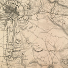 General Grant's Campaign War Map - Muir Way - Vintage Map