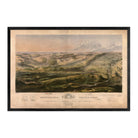 Gettysburg Battle - field - Muir Way - Vintage Map