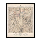 Gettysburg, July 1st, 1863 - Muir Way - Vintage Map